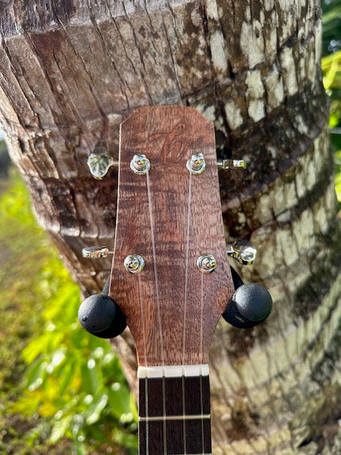 Hawaiian curly chocolate heart mango tenor ukulele