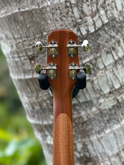 Milo extended tenor with curly koa binding and shell