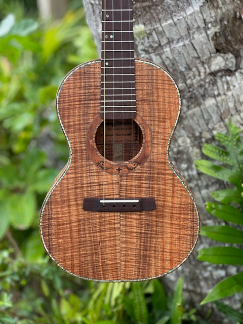 curly Koa Baritone Ukulele