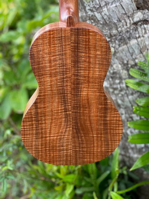 curly Koa Baritone Ukulele