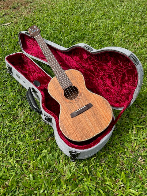 curly Koa Baritone Ukulele