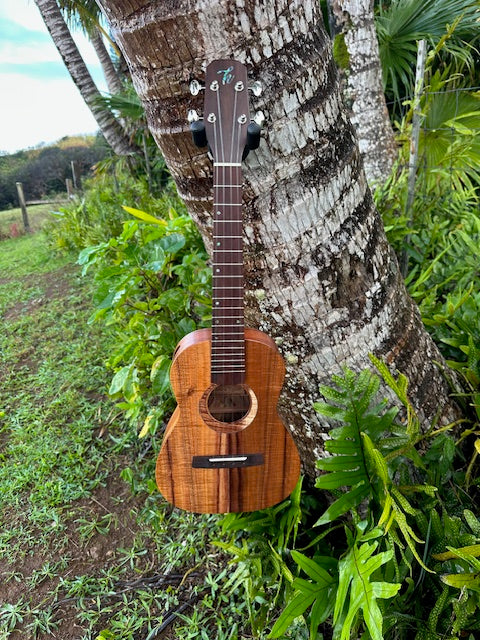 All Koa tenor ukulele