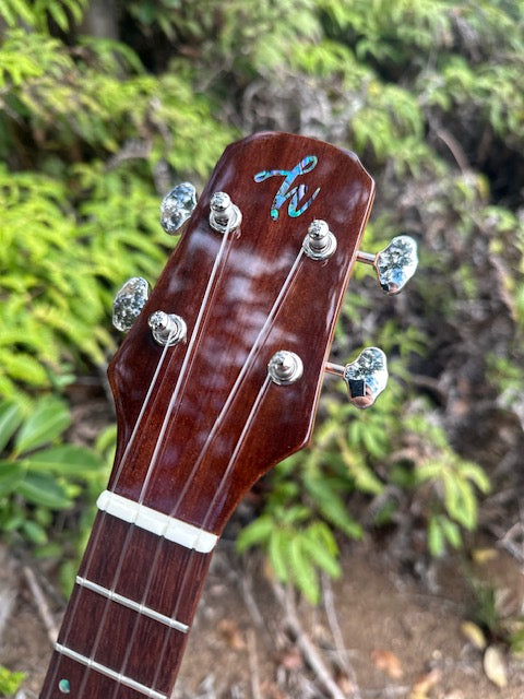 5A Curly Koa, Gloss finish with shell inlays