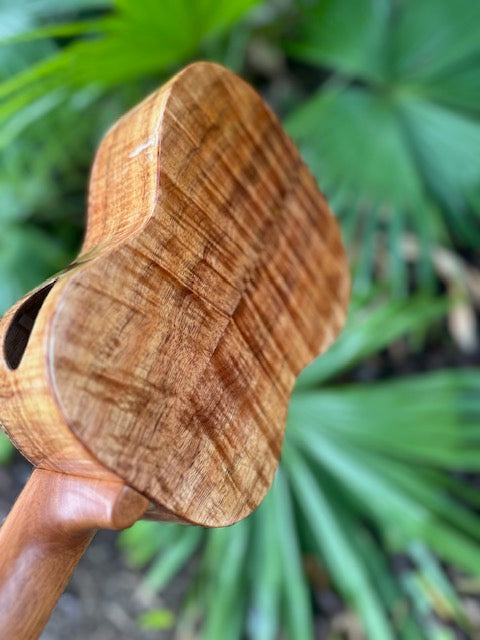 5A Curly Koa, Gloss finish with shell inlays