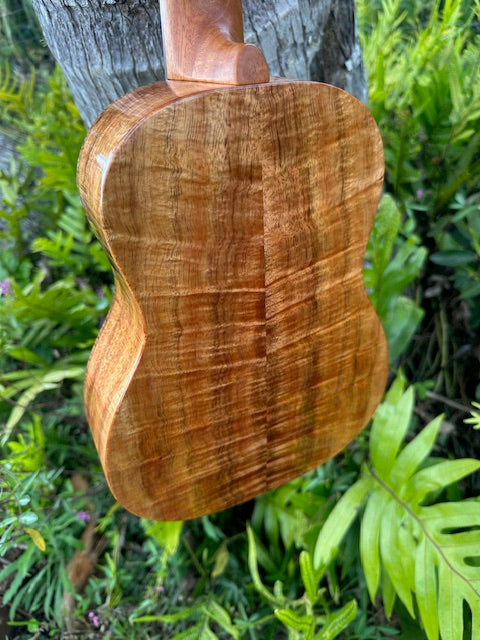 5A Curly Koa, Gloss finish with shell inlays