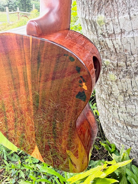 figured milo tenor with 24k gold inlays