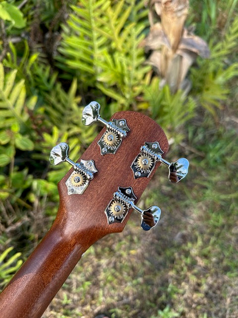 5A chocolate  Curly Koa, Gloss, Ebony, Grover Tuners